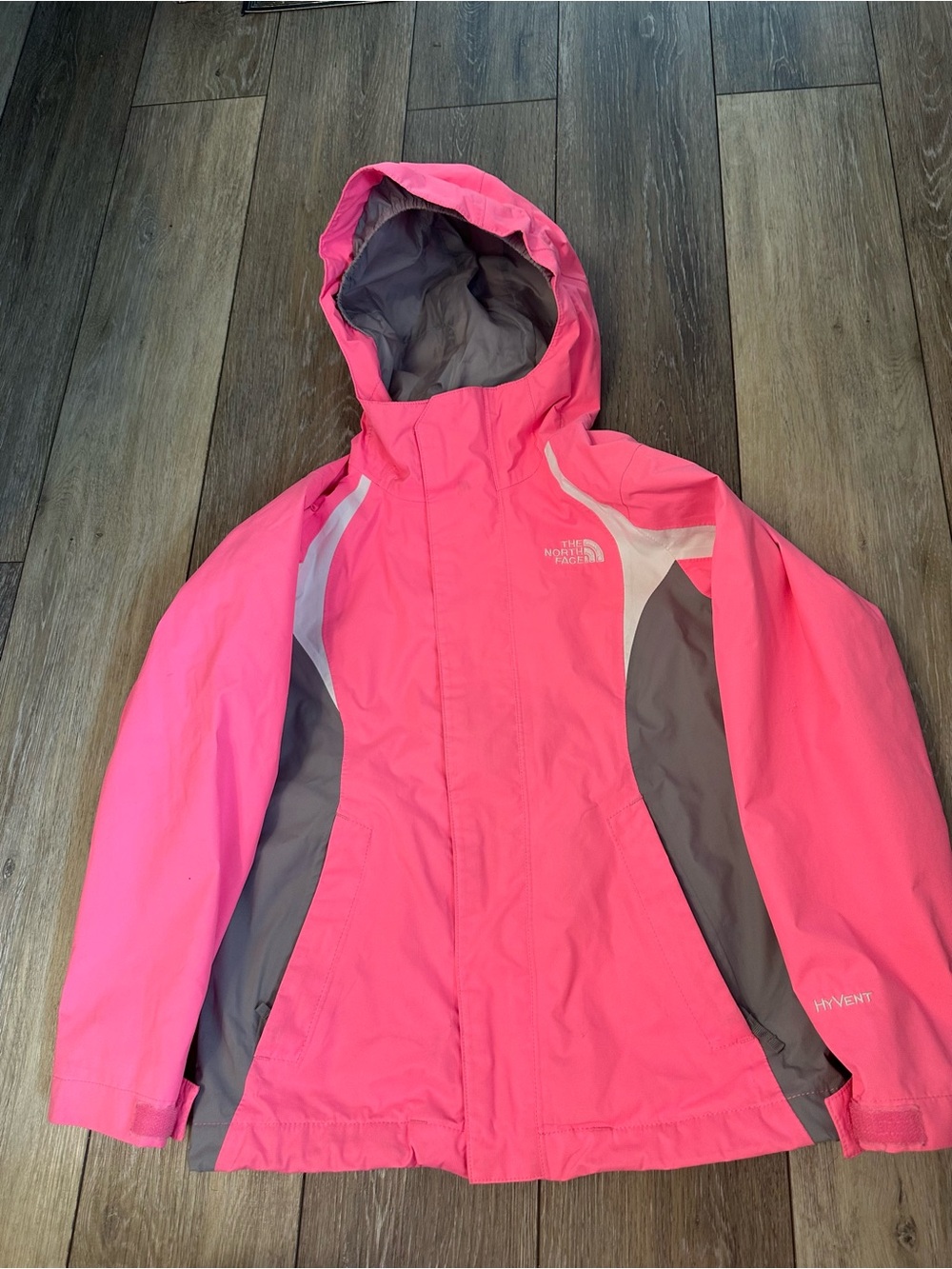 The North Face Girls HyVent Pink Jacket
